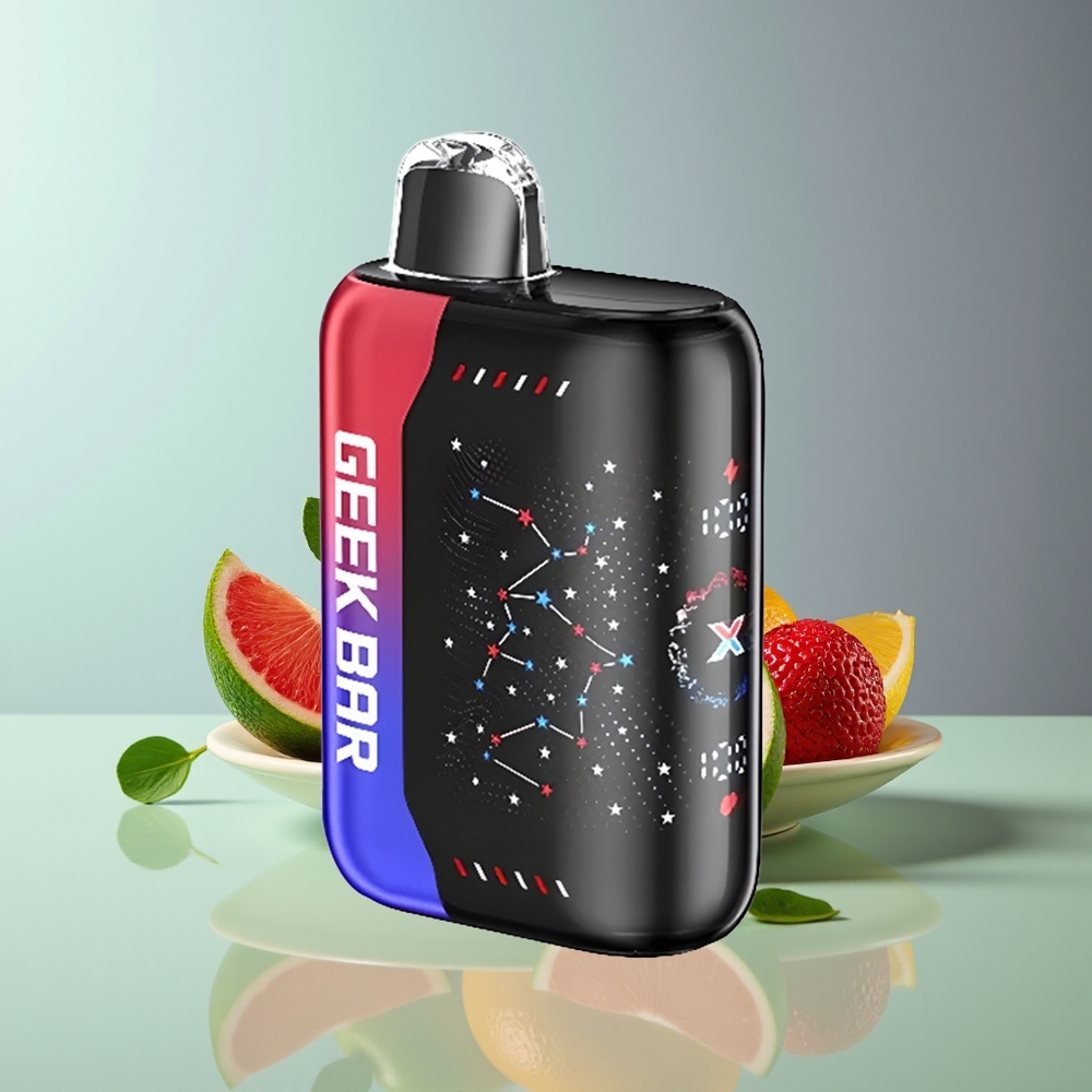 GEEK BAR Pulse X 25000 Puffs 18mL Dual Mesh USB-C 3D Screen Patriot Edition