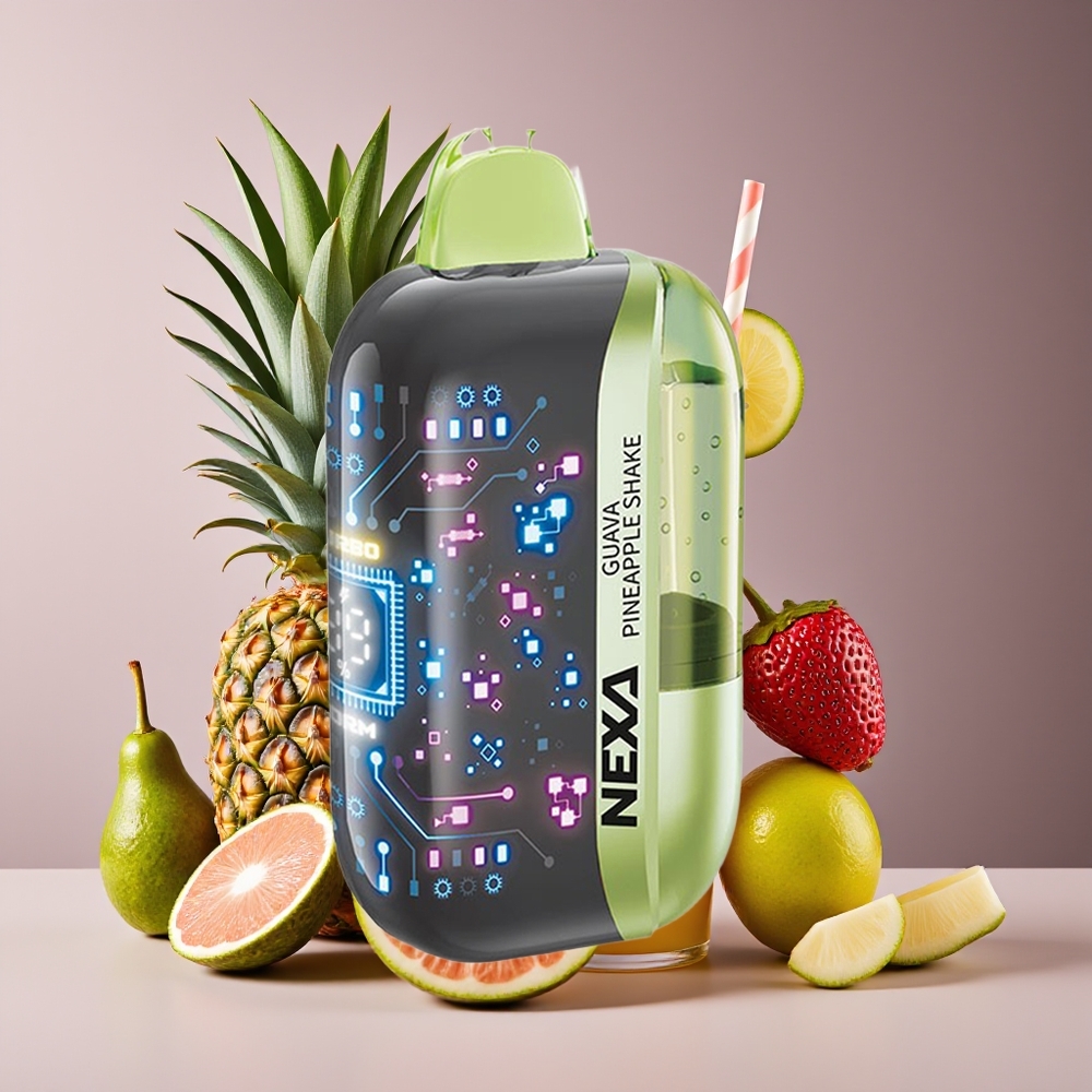 NEXA Ultra 50K 20mL 800mAh 5 Type-C 3D Curved Screen Guava Pineapple Disposable Vape