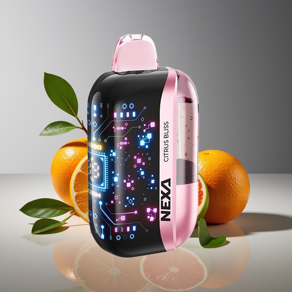 NEXA Ultra 50K Disposable Vape 20mL 800mAh 5 Nicotine Dual Mesh Type-C Citrus Bliss