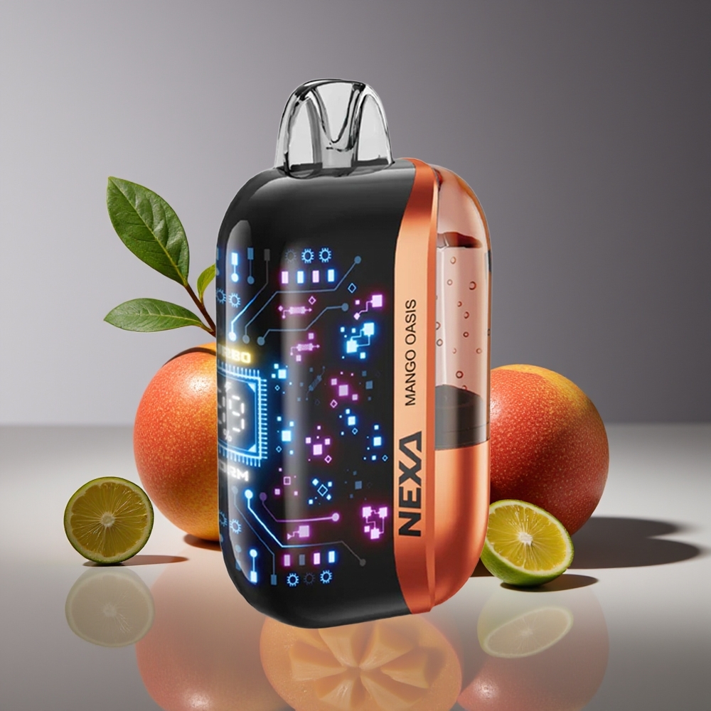 NEXA Ultra 50K Disposable Vape 20ml 800mAh 5 Nic Mango Oasis Dual Mesh Type-C