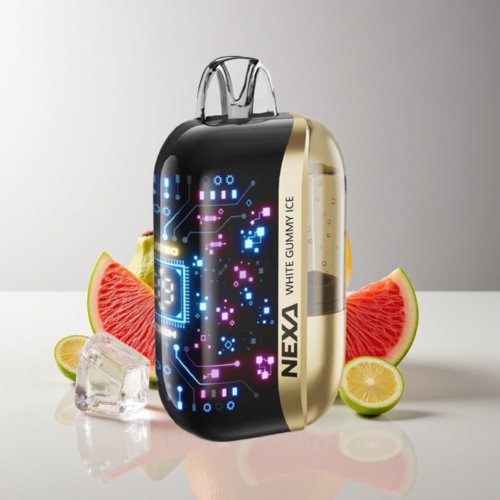NEXA Ultra 50K Disposable Vape 20ml 800mAh Type-C White Gummy Ice