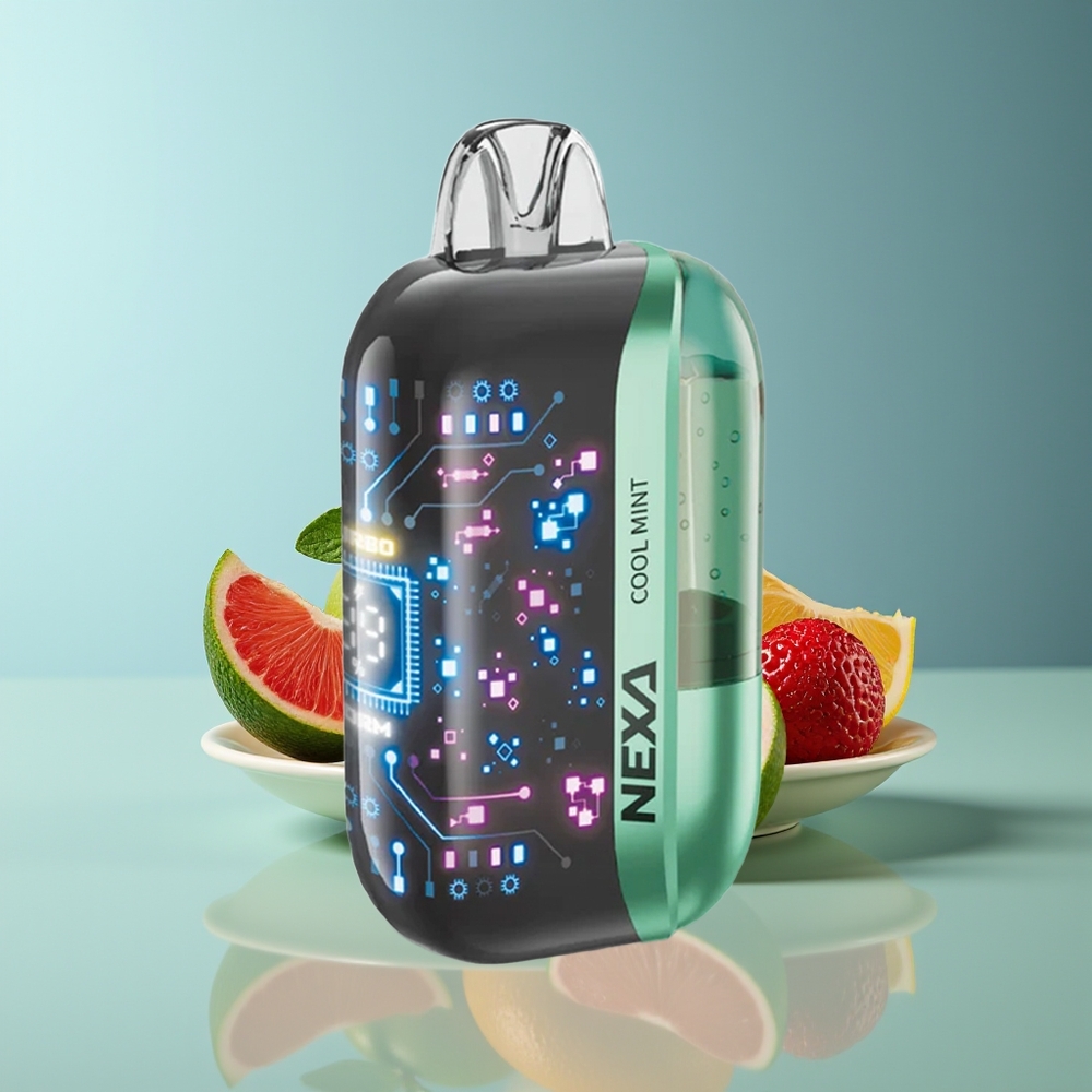 NEXA Ultra 50K Disposable Vape Cool Mint 20ml 800mAh 5 Nicotine 09ohm Dual Mesh Type-C