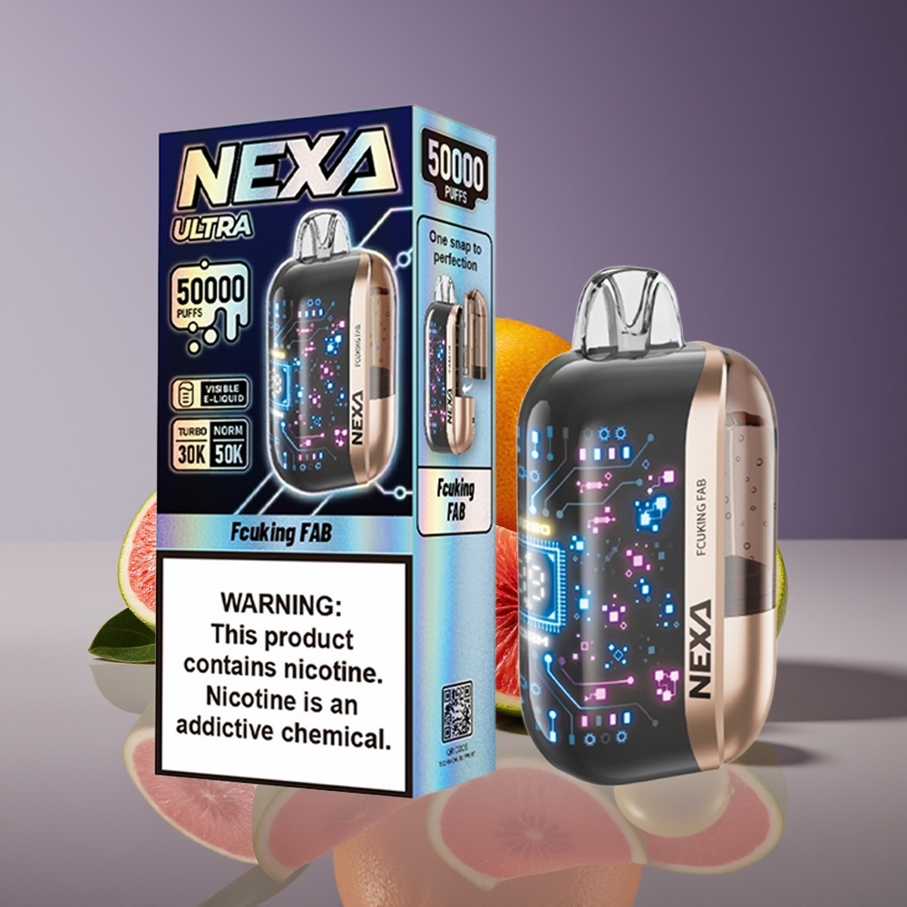 NEXA Ultra 50K Disposable Vape Fcuking Fab 20mL 800mAh 5 Dual Mesh Type-C