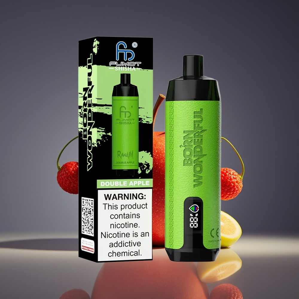 RandM Fumot Shisha 10000 Puffs Disposable Vape Double Apple 18ml 850mAh Type-C