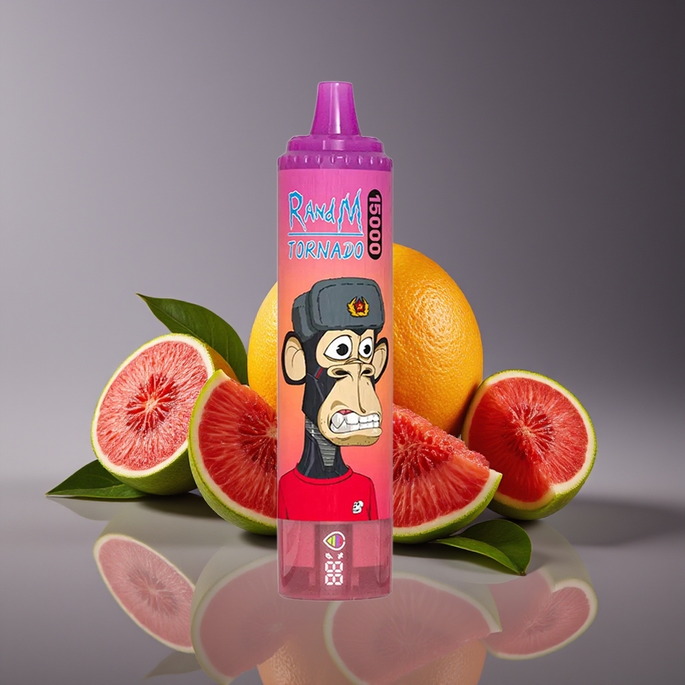 RandM Fumot Tornado 15000 Puffs 25ml 850mAh Mesh LCD Dragon Fruit Disposable Vape