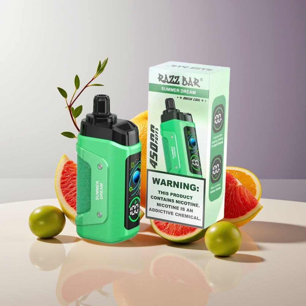 Razz Bar 45000 Puffs Disposable Vape Mesh Airflow Type-C Summer Dream