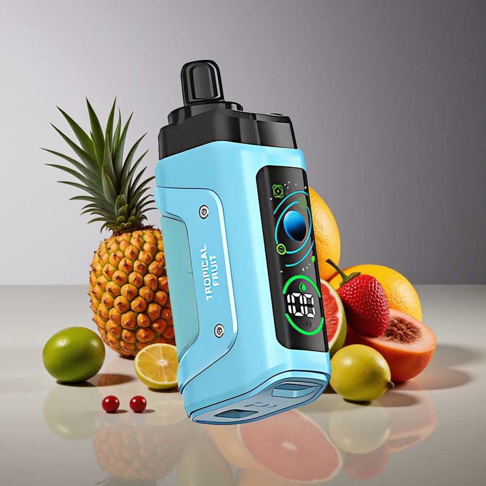 Razz Bar 45000 Puffs Mesh Coil Adjustable Airflow Tropical Fruit Disposable Vape