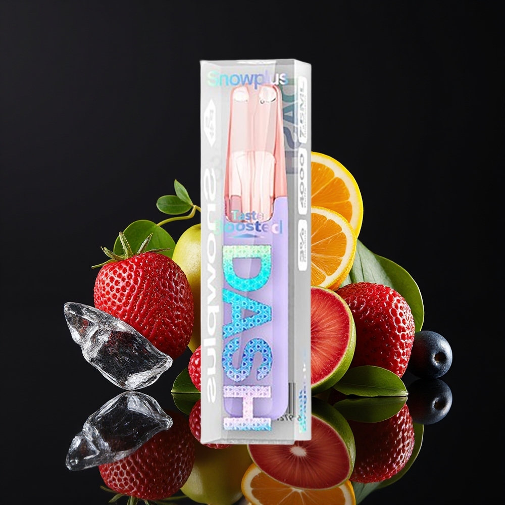 Snowplus Dash 4000 Puffs 75mL 530mAh Ceramic Disposable Device Black Dragon Ice 3/5