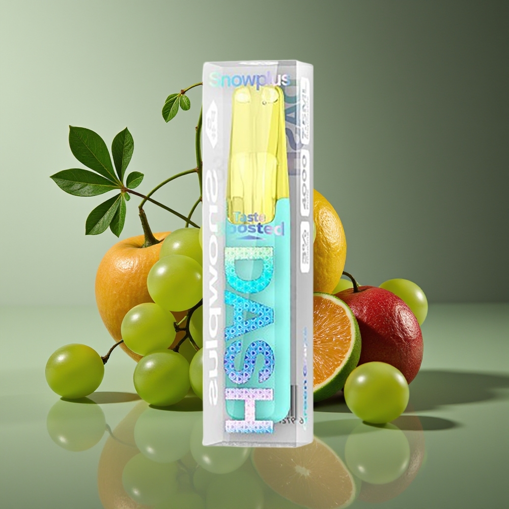 Snowplus Dash 4000 Puffs 75ml 530mAh Ceramic Disposable Device Green Grape