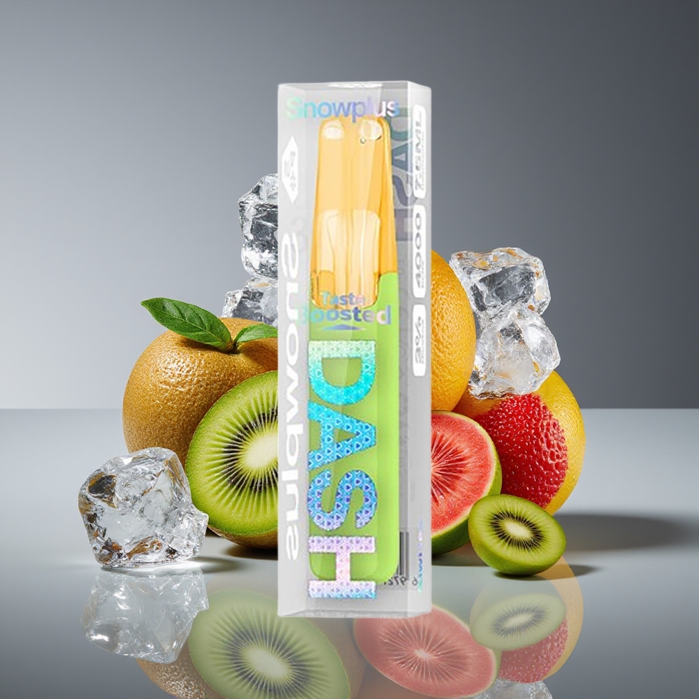 Snowplus Dash 4000 Puffs 75ml 530mAh Ceramic Disposable Device Kiwi Ice 3/5