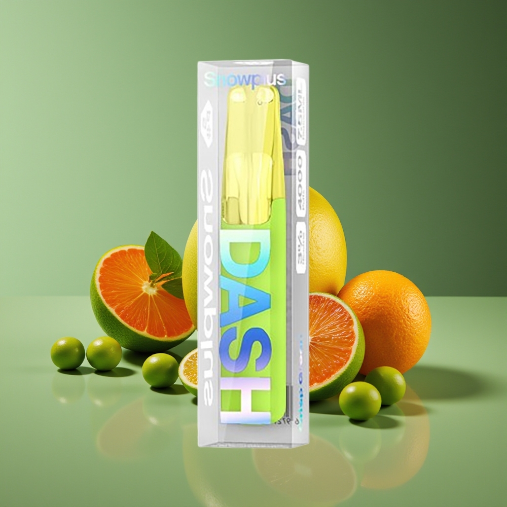 Snowplus Dash 4000 Puffs 75ml Ceramic 530mAh Disposable Device Crisp Green 3/5