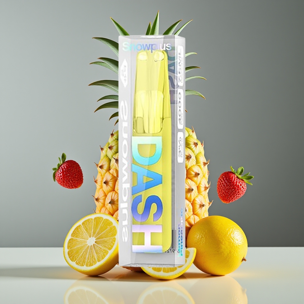Snowplus Dash 4000 Puffs 75ml Lemon Pineapple Ceramic 530mAh 3/5