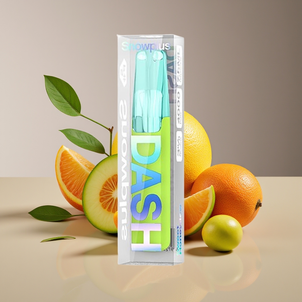 Snowplus Dash 4000 Puffs Ceramic 75ml 530mAh Sweet Honeydew 3/5 Disposable