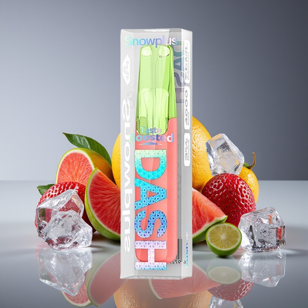 Snowplus Dash 4000 Puffs Disposable Device Lush Ice 75ml 3/5 Nicotine Ceramic Coil