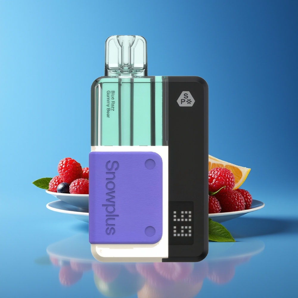 Snowplus Swift 15000 Puffs 1000mAh Dual Mesh Pod Kit Blue Razz Gummy Bear