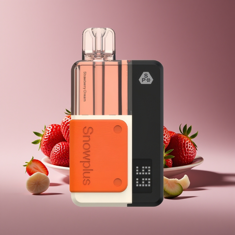 Snowplus Swift 15000 Puffs Pod Kit 2+10ml Dual Mesh 1000mAh Strawberry Dream