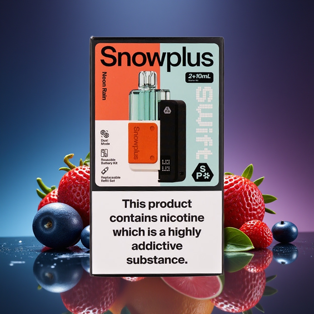 Snowplus Swift 5000 Puffs Dual Mesh 1000mAh Kit Neon Rain