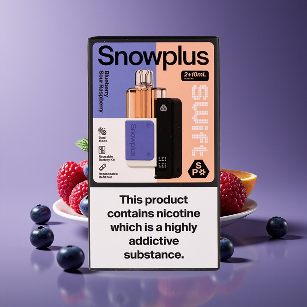 Snowplus Swift 5000 Puffs Dual Mesh 1000mAh Pod Kit Blueberry Sour Raspberry