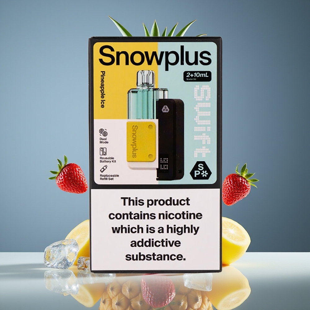 Snowplus Swift 5000 Puffs Dual Mesh 1000mAh Prefilled Pod Kit Pineapple Ice