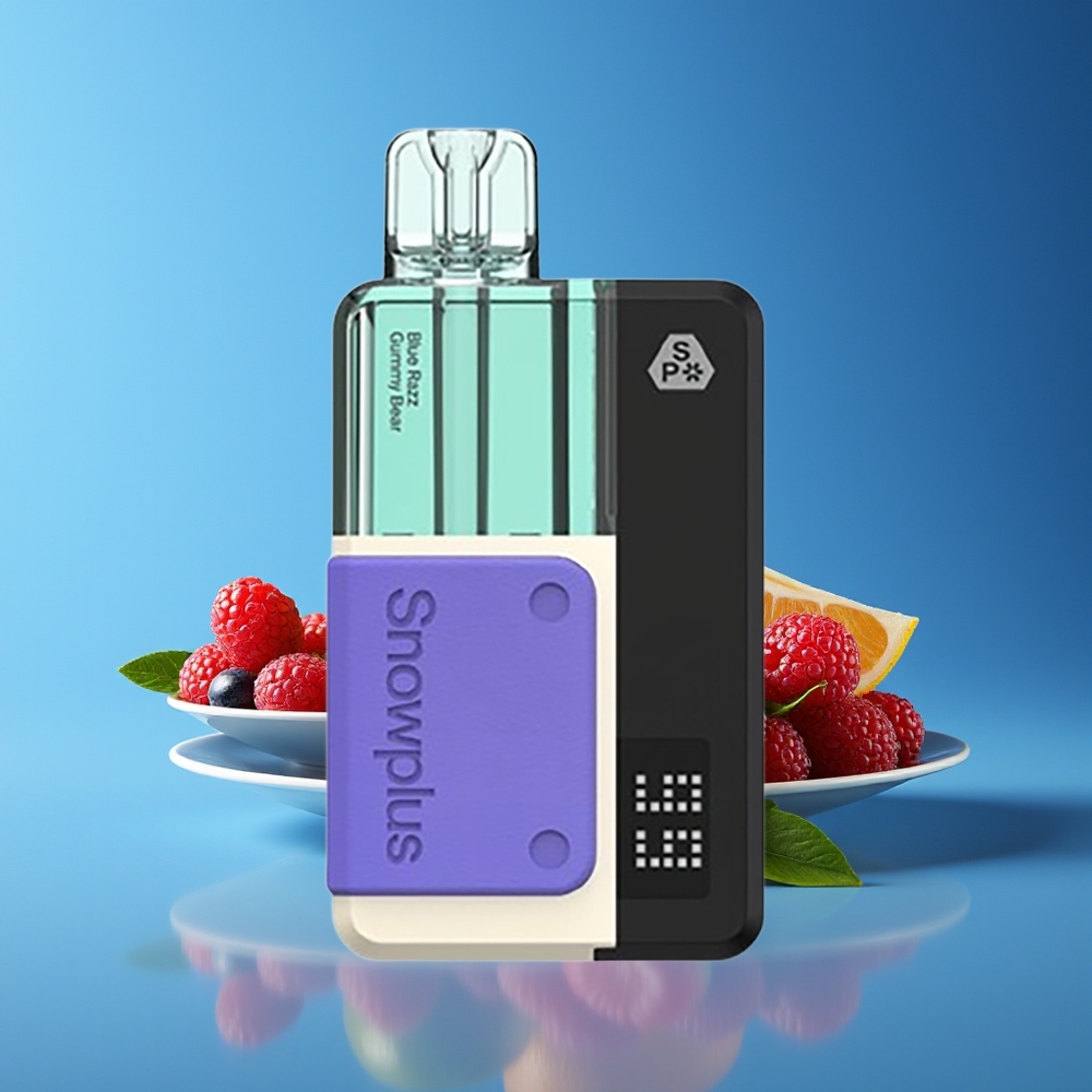 Snowplus Swift 5000 Puffs Dual Mesh 2+10ml 2 Blue Razz Gummy Bear
