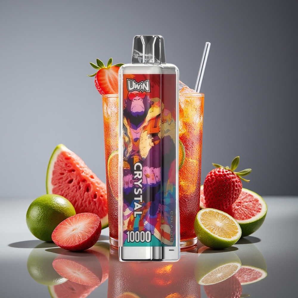 Uwin Crystal 10000 Puffs Disposable Vape Cola Ice RGB 18ml 650mAh Type-C