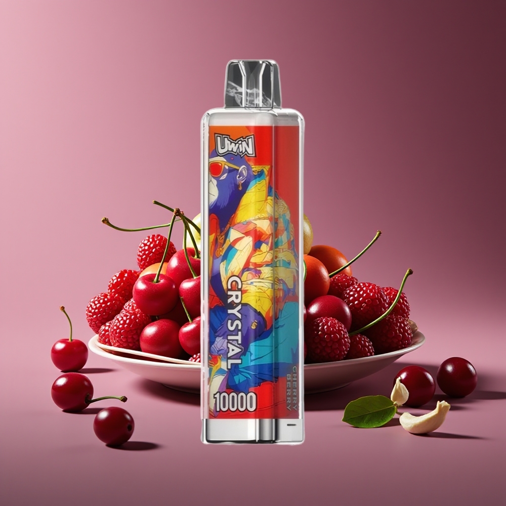 Uwin Crystal 10000 Puffs RGB Disposable Vape Cherry Berry