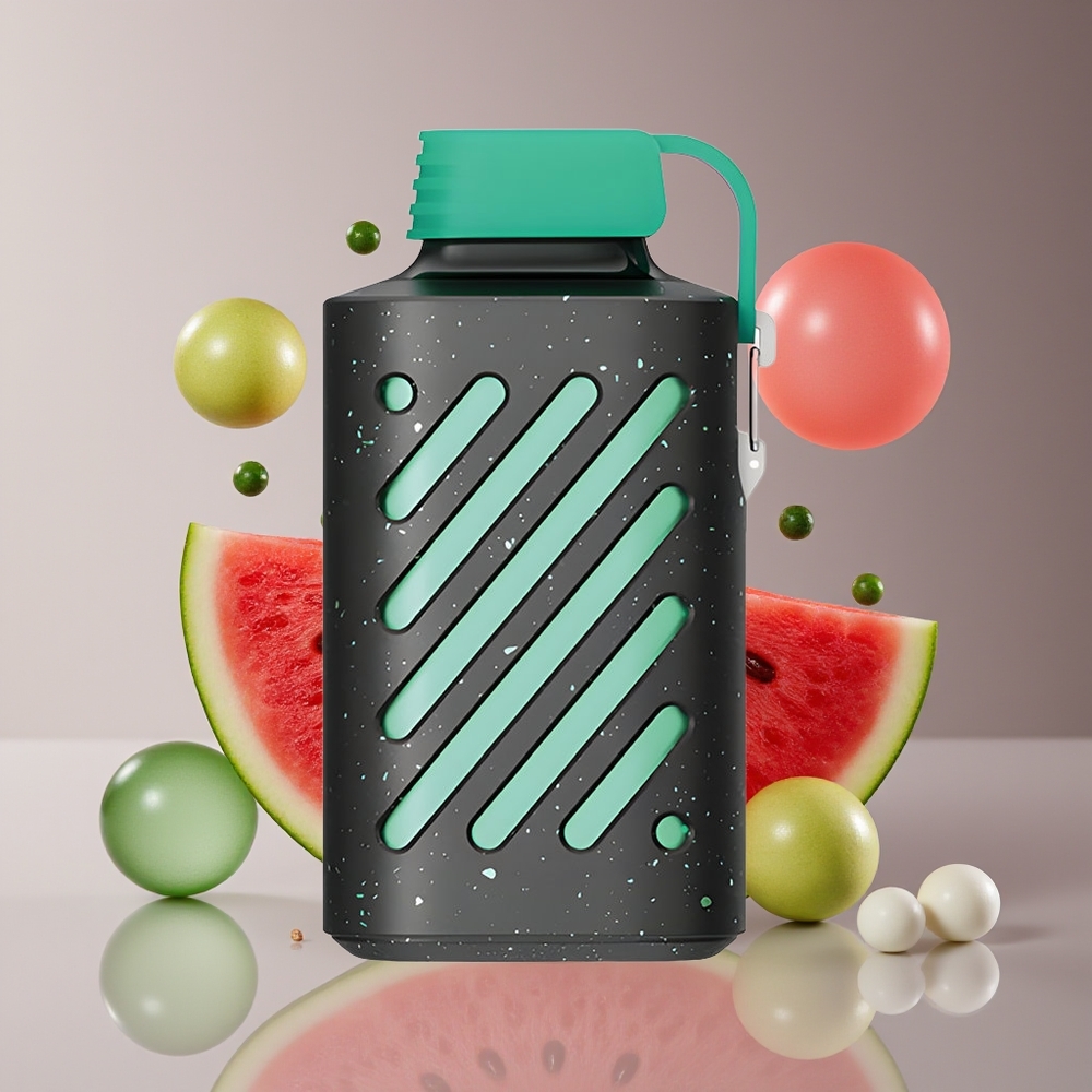 VOZOL GEAR 10000 Disposable Vape Watermelon Bubble Gum 10000 Puffs 20ml PCR VAMT Mesh