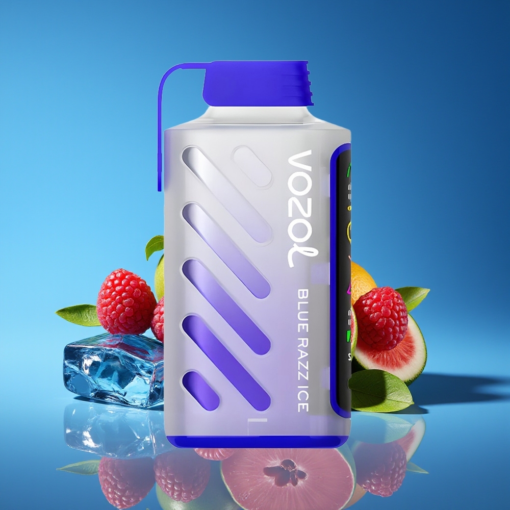 VOZOL Gear Power 20000 Puffs Dual Mesh 20mL Blue Raspberry Ice Disposable Vape