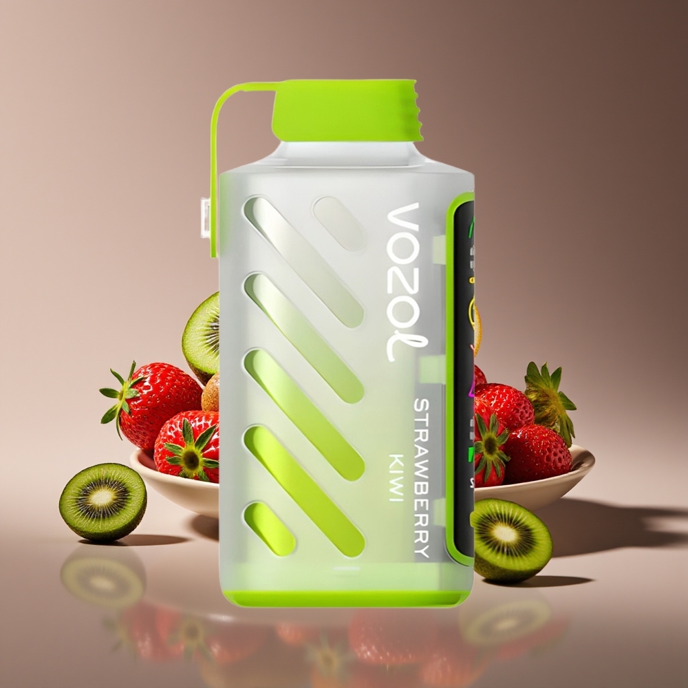 VOZOL Gear Power 20000 Puffs Dual Mesh 20mL Strawberry Kiwi 5 SiLC Tech