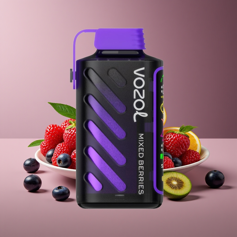 VOZOL Gear Power 20000 Puffs Dual Mesh Coil 20mL Mixed Berries Disposable Vape