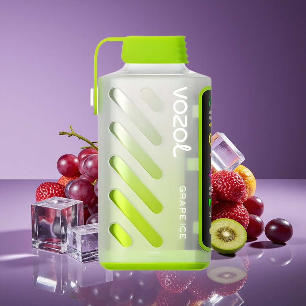 VOZOL Gear Power 20000 Puffs Dual Mesh Full Screen 20mL Grape Ice Disposable Vape