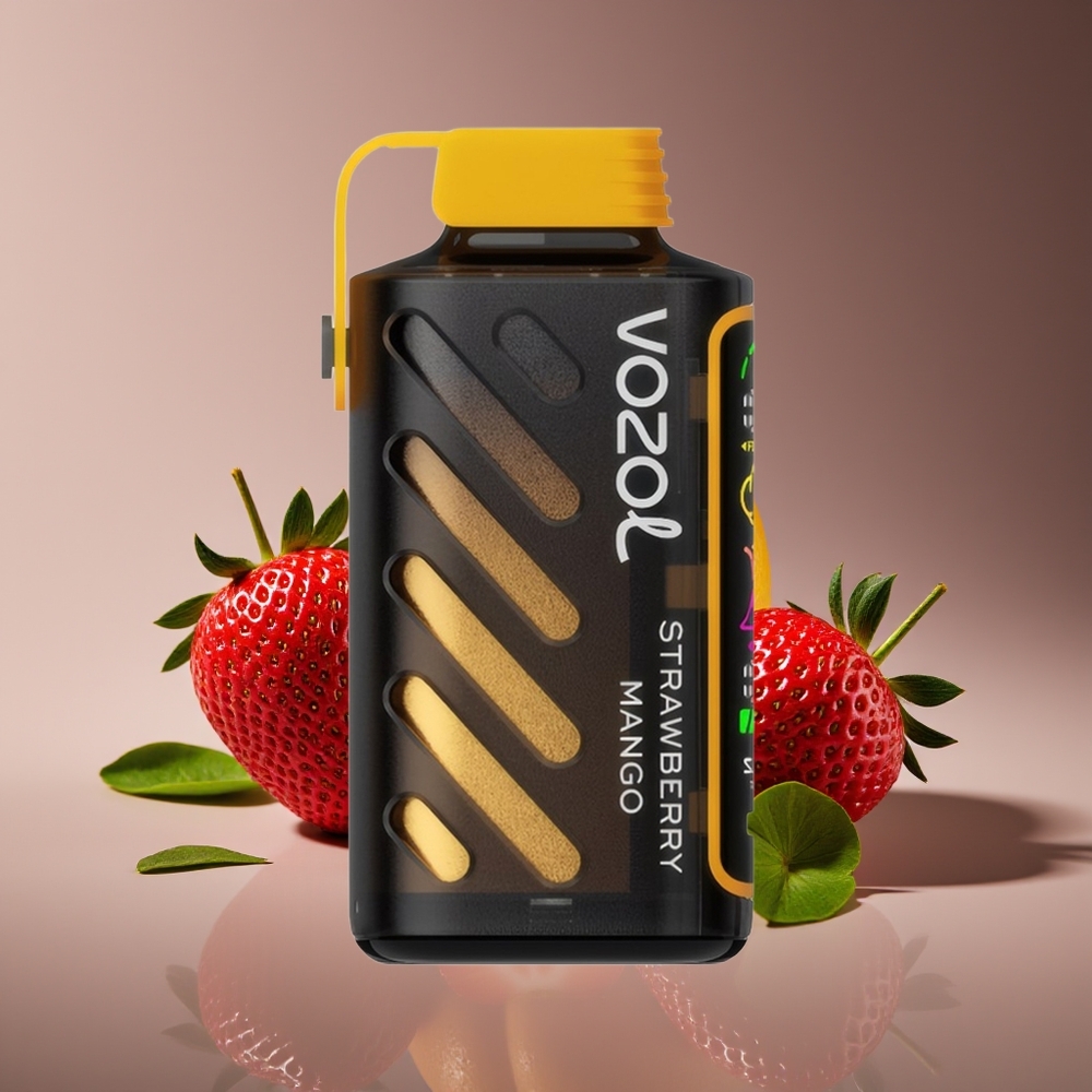 VOZOL Gear Power 20000 Puffs Dual Mesh Full Screen Strawberry Mango Disposable Vape