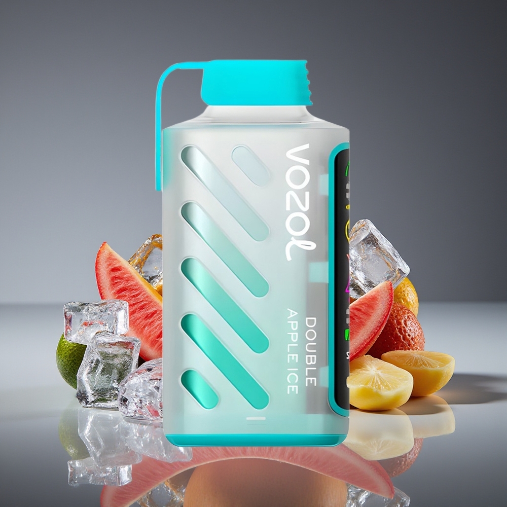 VOZOL Gear Power 20000 Puffs Dual Mesh SiLC Tech 20mL Double Apple Ice Disposable Vape