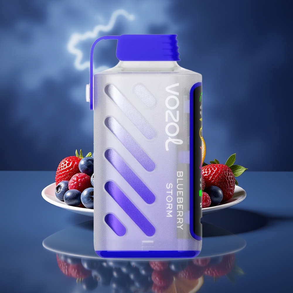 VOZOL Gear Power 20000 Puffs SiLC Tech Dual Mesh 20mL Blueberry Storm Disposable Vape