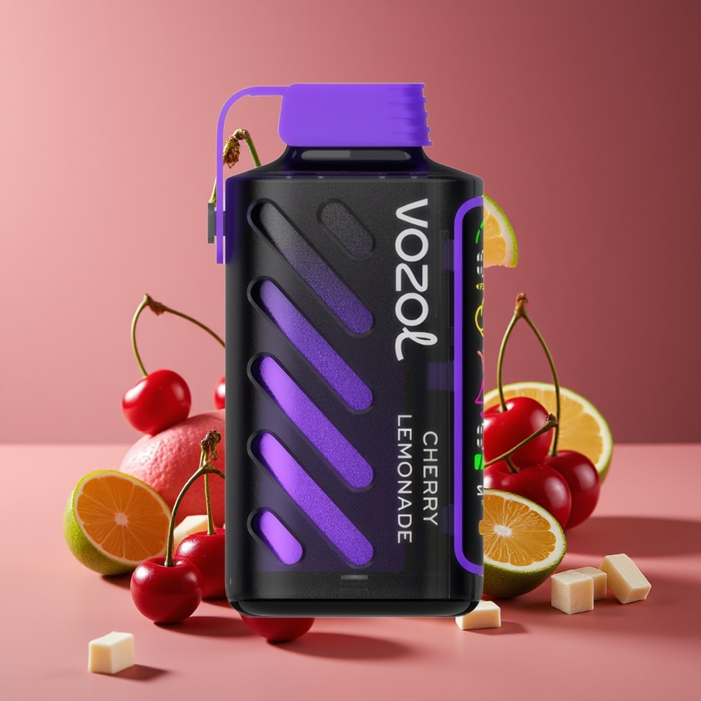 VOZOL Gear Power 20000 Puffs SiLC Tech Dual Mesh Cherry Lemonade Disposable Vape