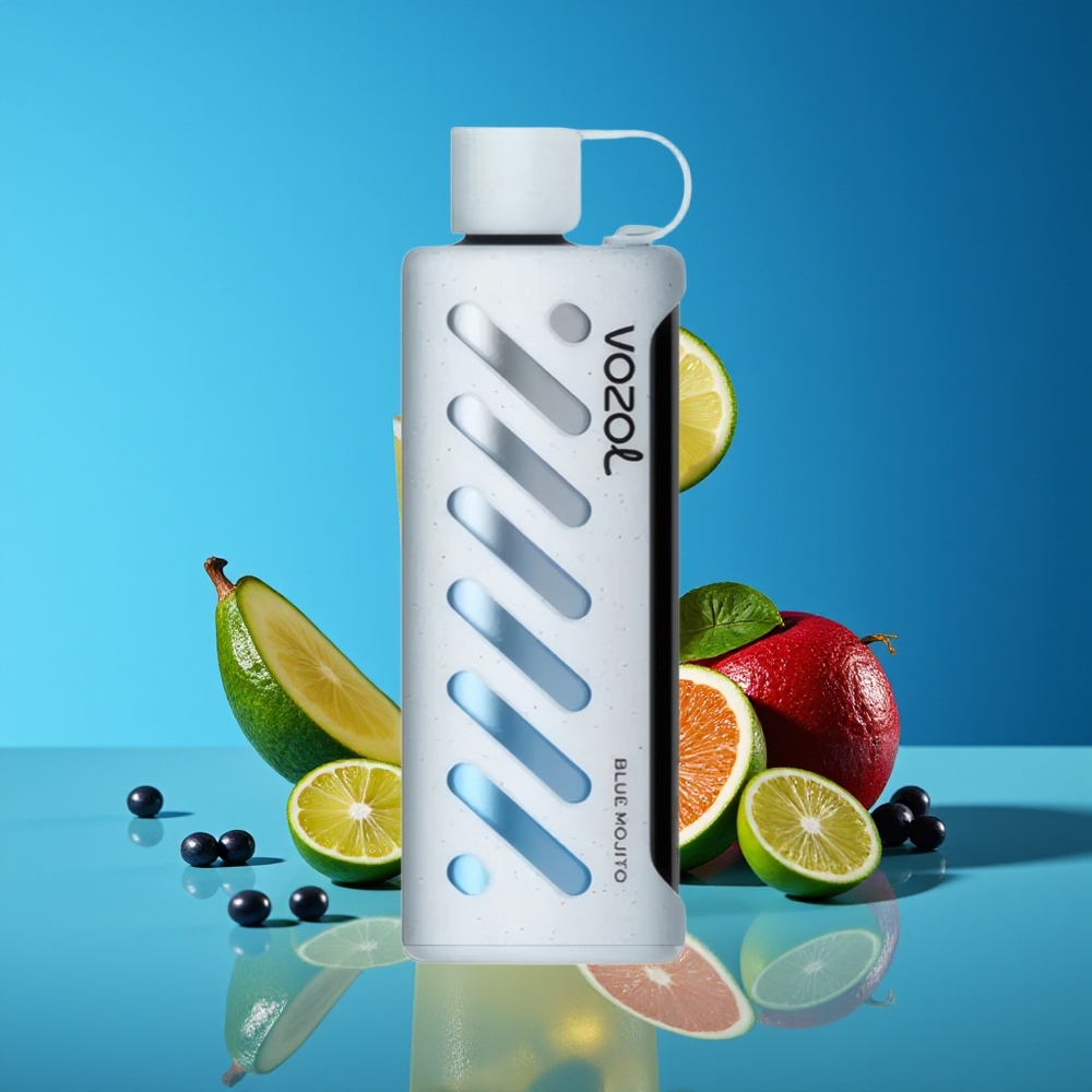 VOZOL Gear Shisha 25000 Puffs Dual Mesh 1000mAh Blue Mojito Disposable Vape