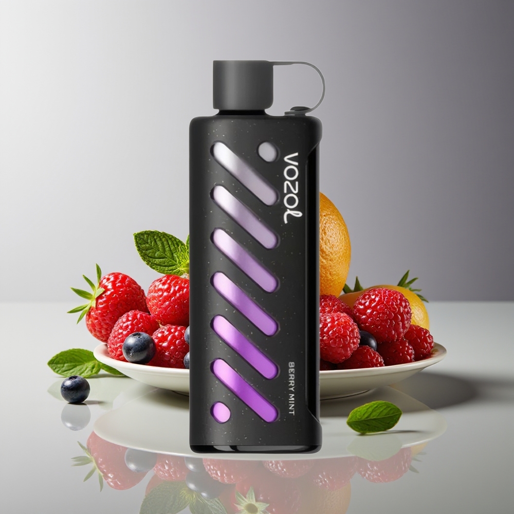 VOZOL Gear Shisha 25000 Puffs Dual Mesh Berry Mint Disposable Vape with SiLC Tech