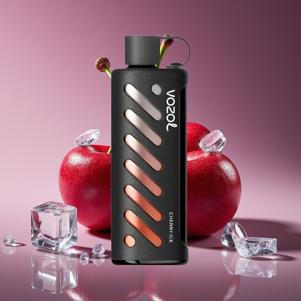 VOZOL Gear Shisha 25000 Puffs Dual Mesh Cherry Ice Disposable Vape 5mg 1000mAh