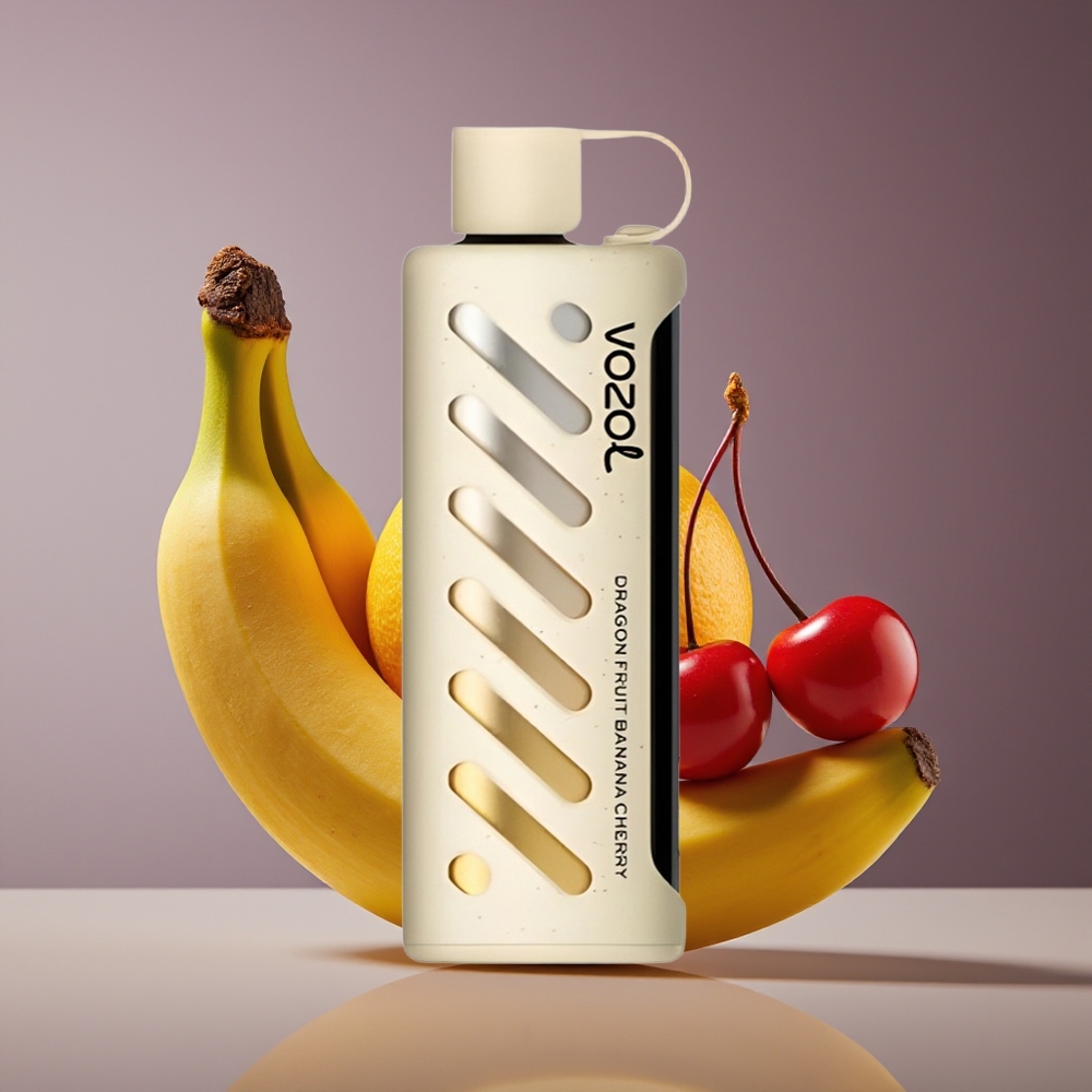 VOZOL Gear Shisha 25000 Puffs Dual Mesh Dragon Fruit Banana Cherry 5mg 1000mAh