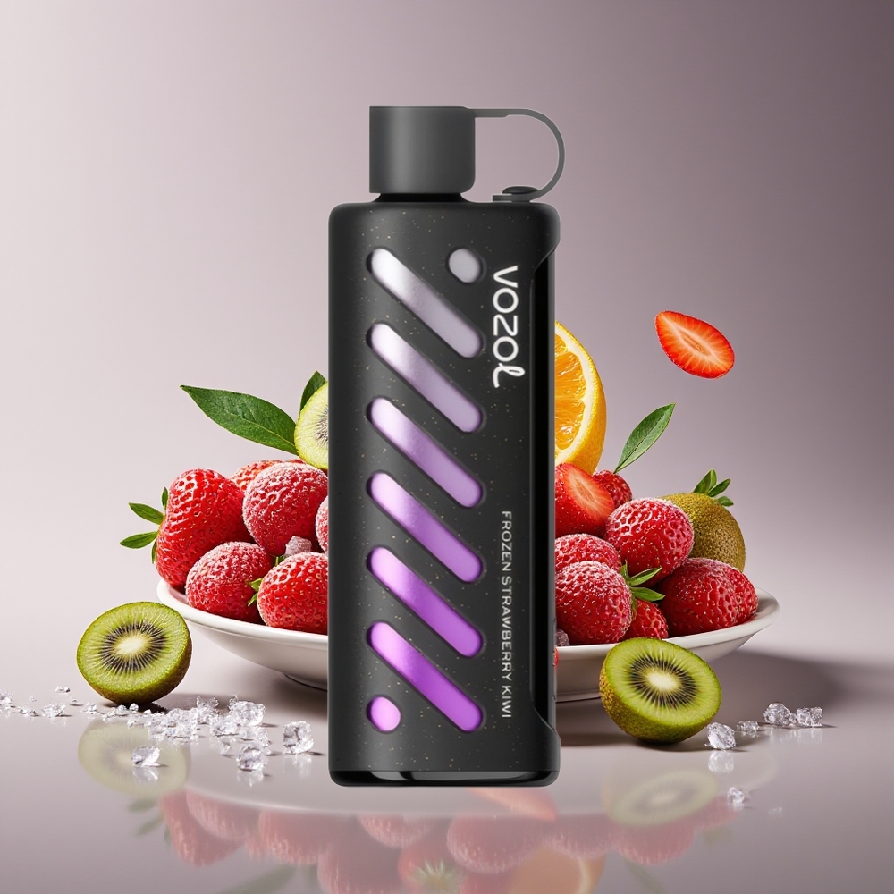 VOZOL Gear Shisha 25000 Puffs Dual Mesh Frozen Strawberry Kiwi 5mg 1000mAh