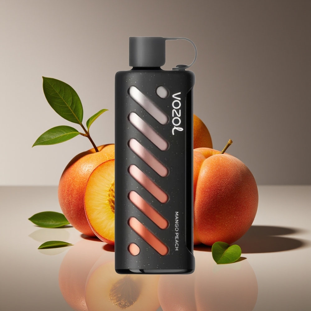 VOZOL Gear Shisha 25000 Puffs Dual Mesh Mango Peach 5mg Disposable Vape