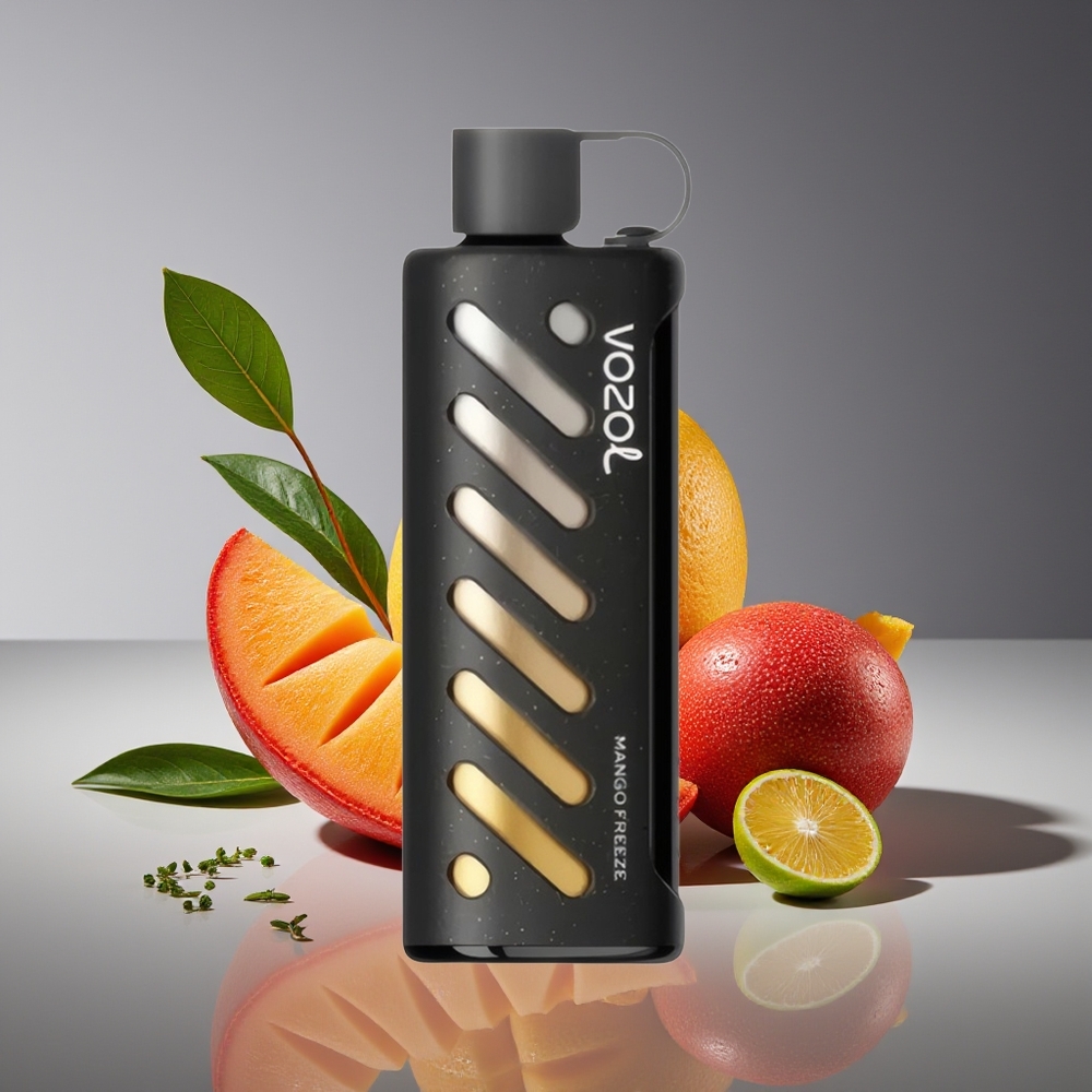 VOZOL Gear Shisha 25000 Puffs Mango Freeze 1000mAh Dual Mesh 5mg Disposable Vape