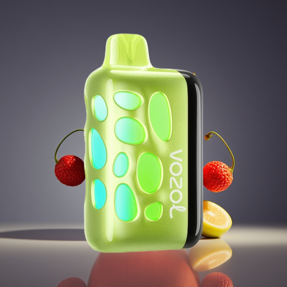 VOZOL RAVE 40000 Disposable Vape Double Apple with Beat-Synced Party Mode  Eclipse Animation