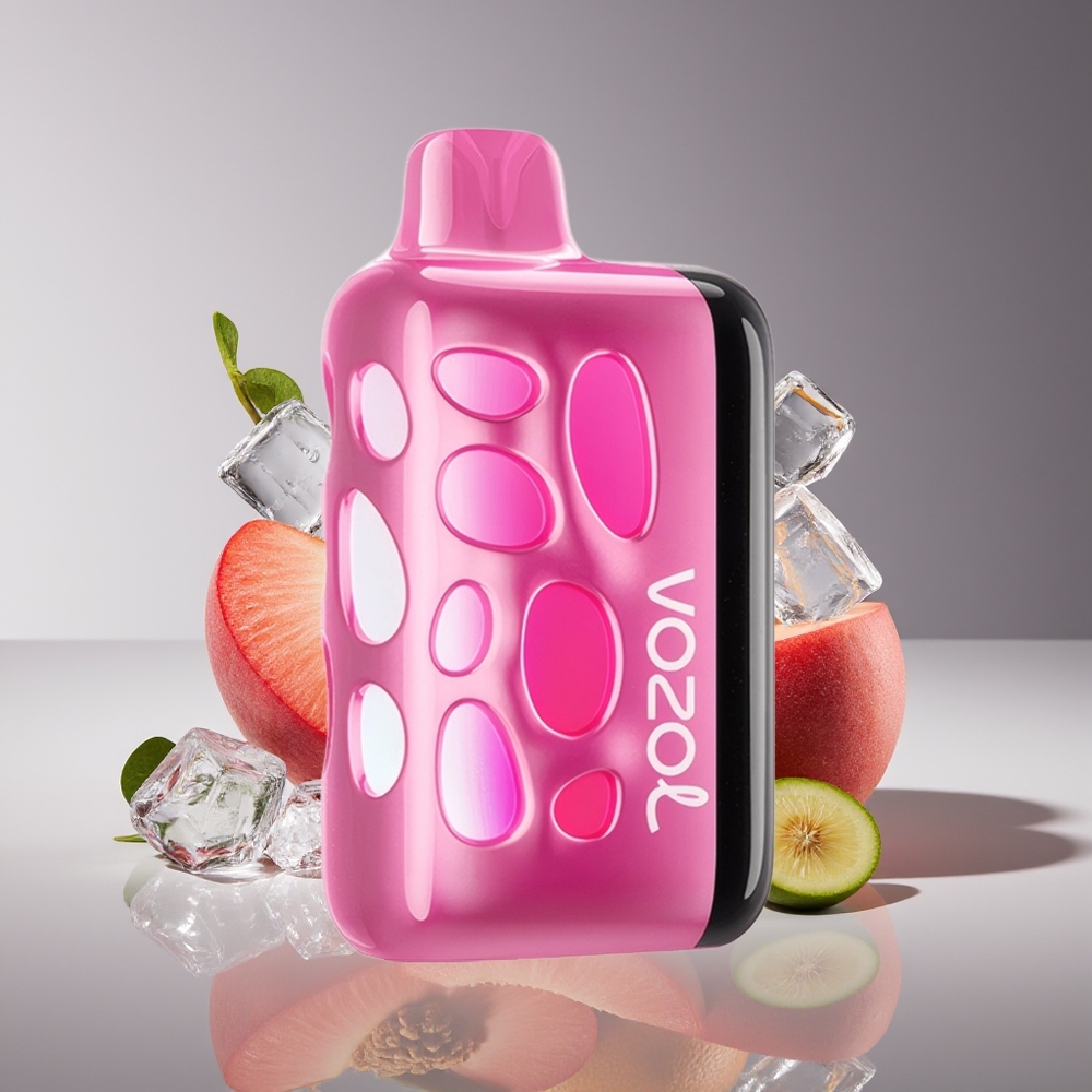 VOZOL RAVE 40000 Disposable Vape Peach Ice Glow Party 80 Charge 20mins 1000mAh