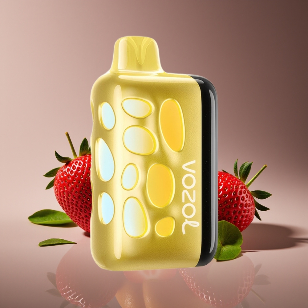 VOZOL RAVE 40000 Disposable Vape Strawberry Mango - 270° Glow Beat-Sync Eclipse 1000mAh