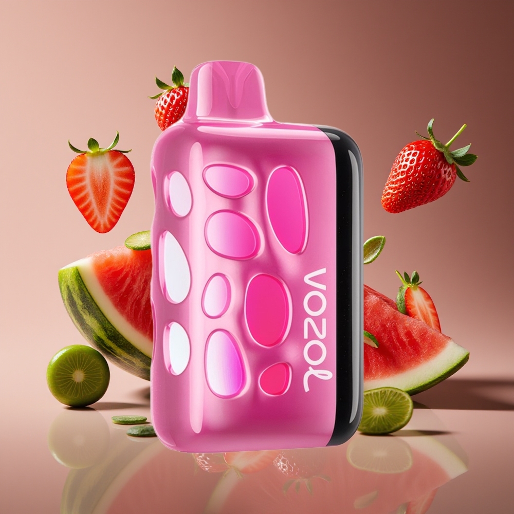 VOZOL RAVE 40000 Disposable Vape Strawberry Watermelon Glow Beat-Synced 80 Fast Charge