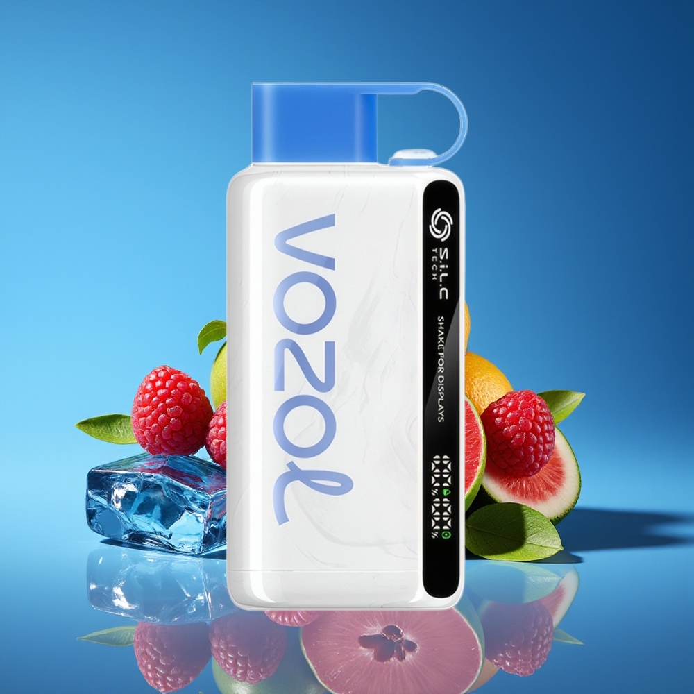 VOZOL STAR 9000/12000 Disposable Vape Blue Razz Ice with SiLC TECH  650mAh Battery