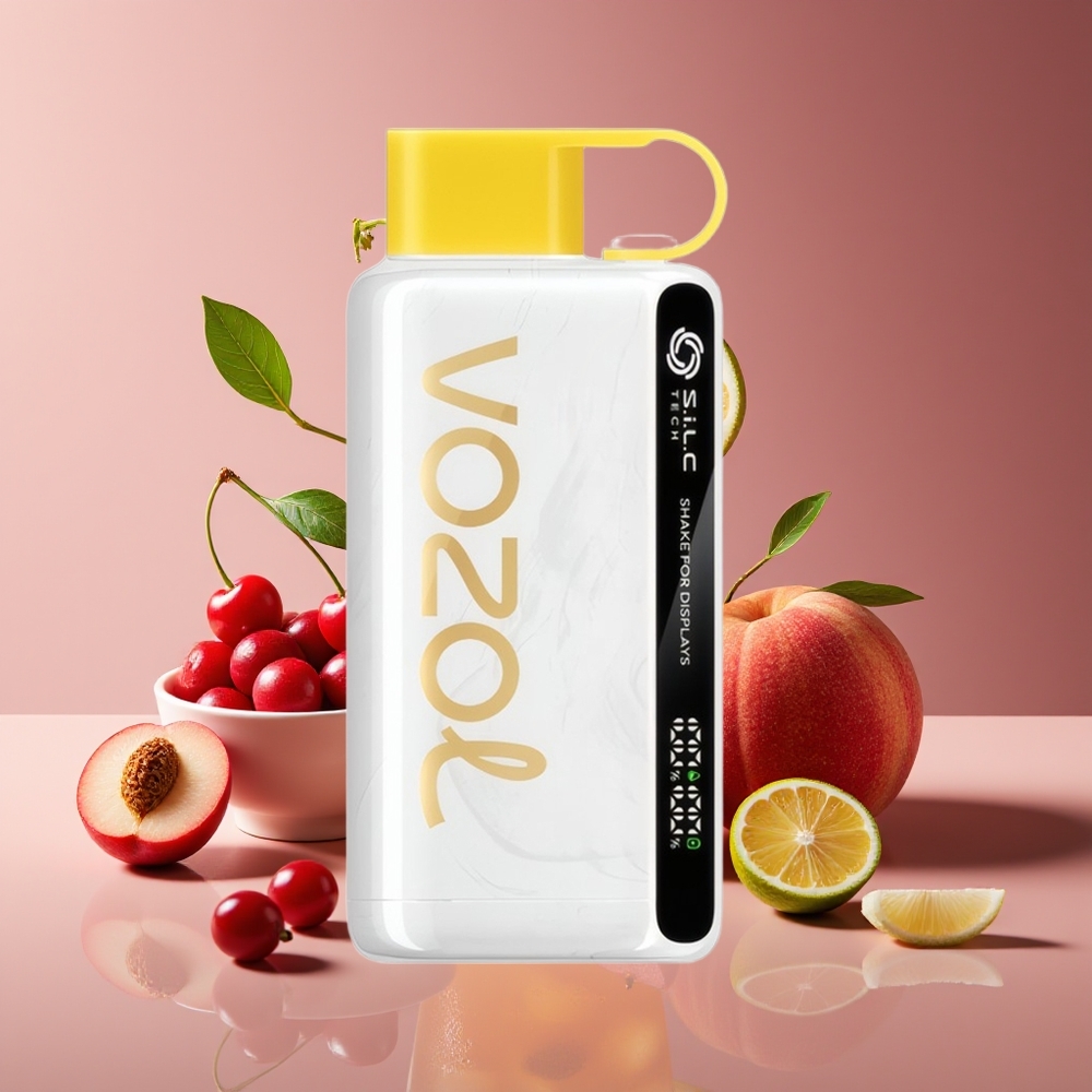 VOZOL STAR 9000/12000 Disposable Vape Cherry Peach Lemonade with 650mAh  SiLC TECH