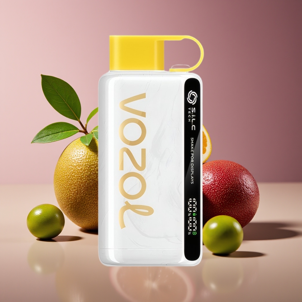 VOZOL STAR 9000/12000 Disposable Vape Kiwi Passion Fruit Guava – 650mAh SiLC TECH Shake Display 30 Faster Charge