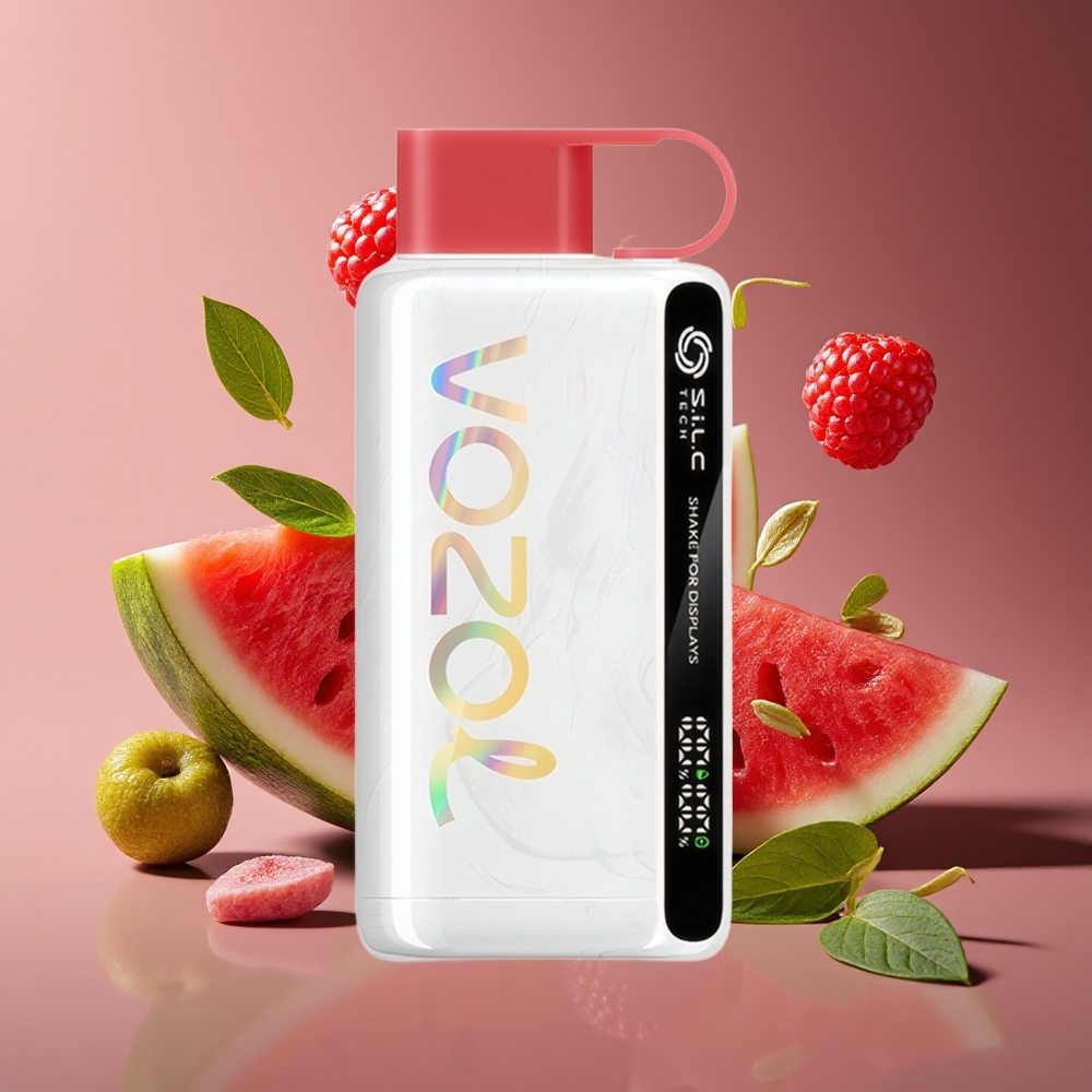 VOZOL STAR 9000/12000 Disposable Vape Raspberry Watermelon with 650mAh  SiLC TECH